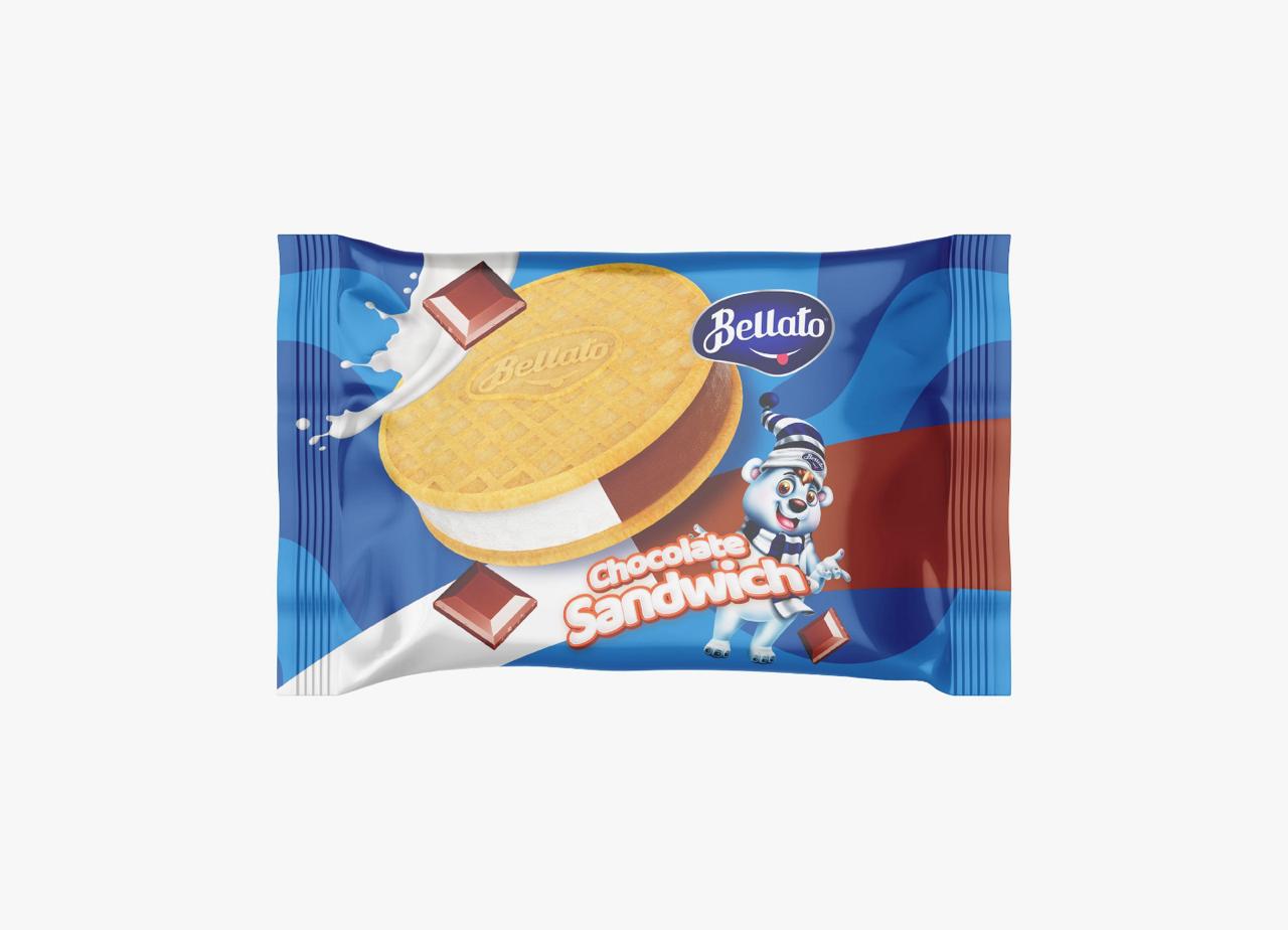 Circle Sandwich Vanilla & Chocolate