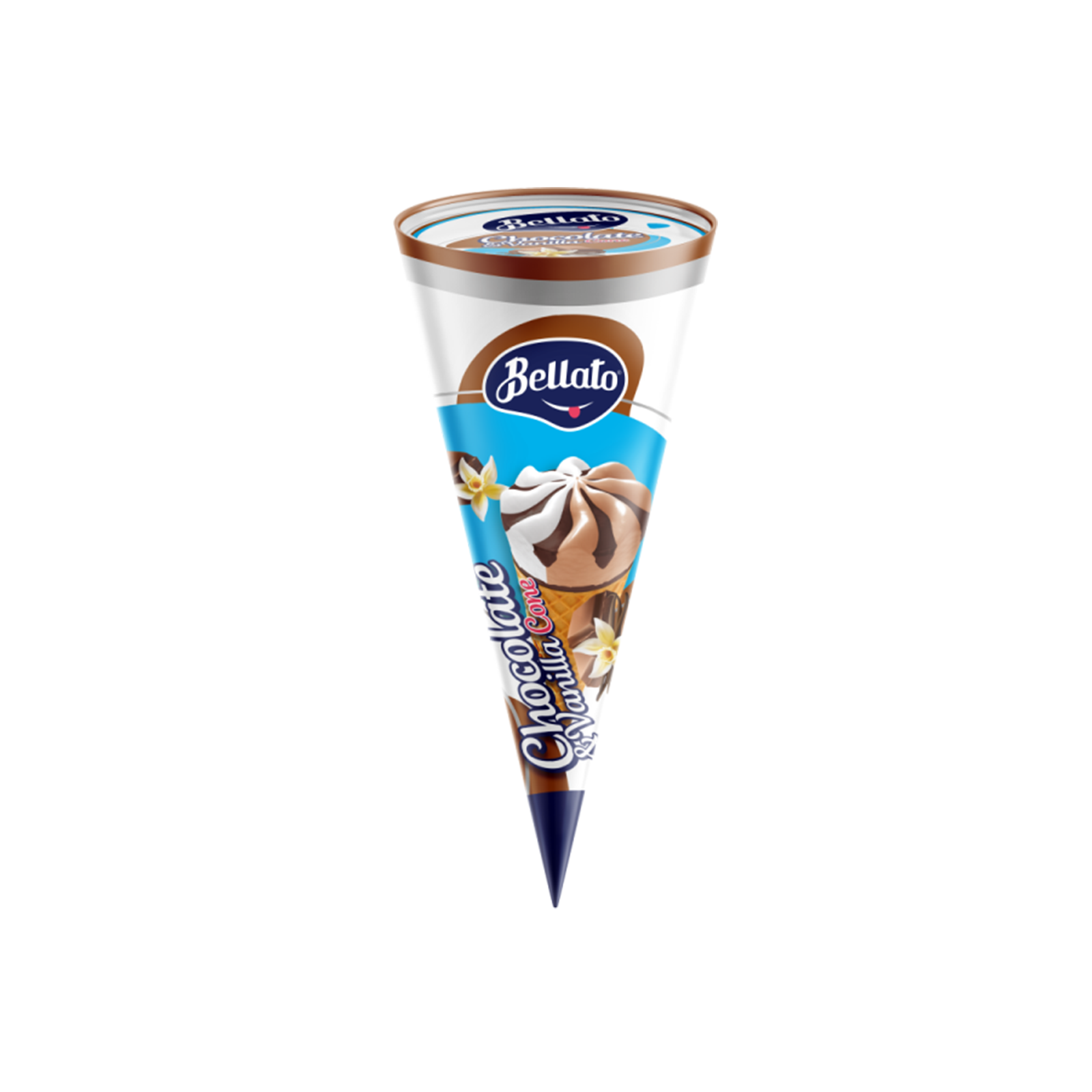 Cone 110 ml Vanilla & Chocolate